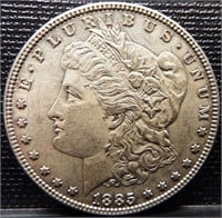 1885 Morgan Silver Dollar