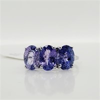 Stunning 10K White Gold Tanzanite Ring SJC