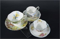 Bone China Tea Cups, Shelley, Hammersley