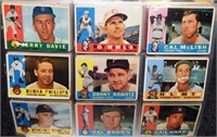 (225) Vintage Baseball  Trading / Sports Cards