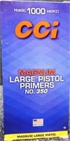 (1,000) CCI Large Magnum Pistol Primers #350