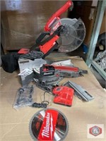 Milwaukee 10 inch cordless sliding miter saw with