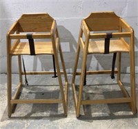 Two Child's High Chairs M12A