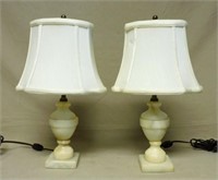 Alabaster Table Lamps.