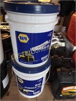 2 large Buckets of NAPA R&O Hydraulic Oil