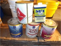 3 small pails of Sherwin-Williams products & more