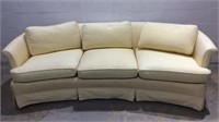 Formal Yellow Upholstered Sofa K