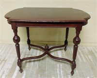 Henri II Style Pine Center or Occasional Table.