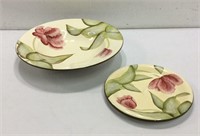 Large 15" Tulip Bowl & Plate K12C