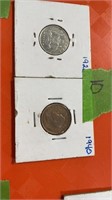 1921 and 1940 foreign coins