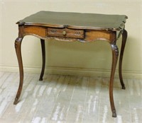 Elegant Louis XV Style Oak Writing Table.
