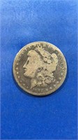 1888 silver Morgan dollar