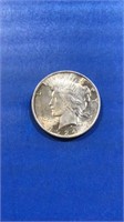 1924 silver peace dollar