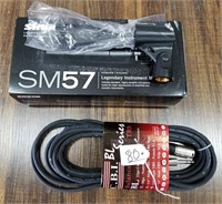 Brand New Shure SM57 Mic With Cable