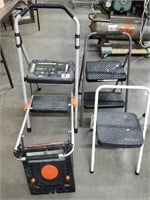 Lot Of 3 Small 2 Step- Step Ladders