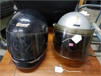 Lot Of 2 Grant Motorcycle Helmets