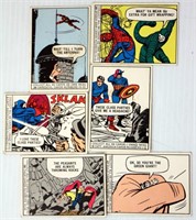 6 - 1966 Donruss MCG Marvel Comic Hero Cards
