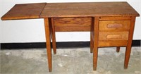 Early American Oak Child's School Desk