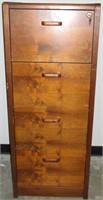 Rosa Co 4 Drawer Locking Wooden File Cabinet