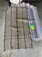 3 Assorted Size Loom Throw Rugs