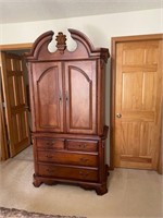 2 pc Jaclyn Smith Armoire or Entertainment  Center