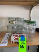 Assorted Canning & Mason Jars