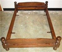 Vintage Mahogany Child's Bed