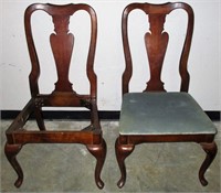 Antique Mahogany Sheraton Style Parlor Chairs