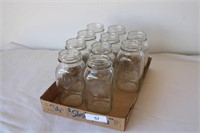Box of old jars