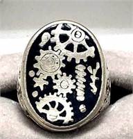 G and S Watch Gear Ring
