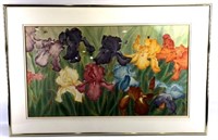Iris by Wong Ying Watercolor