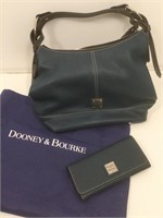 Dooney and Bourke. Large footed bag with matching