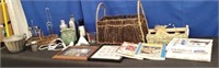 Box Twig Basket, Books,Kitchen Items
