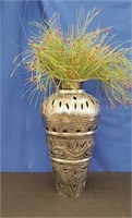 24" Metal Vase