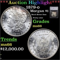 *Highlight* 1879-o Morgan $1 Graded ms66