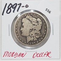 1897-O 90% Silver Morgan $1 Dollar