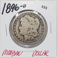 1896-O 90% Silver Morgan $1 Dollar