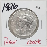 1926 90% Silver Peace $1 Dollar