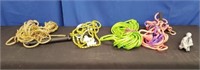 Lot of 4 Boating Ropes,Anchor