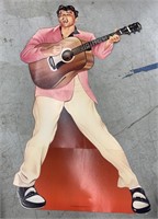 Elvis Presley life size cut out 69" H. Fold up