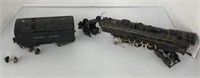 322 engine Lionel lines locomotive  and 6654 Wcar