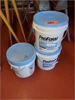 3 X'S BID CONTAINERS OF PRO FORM LITE BLUE JOINT