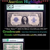 ***Auction Highlight*** PCGS **Star Note** 1923 $1