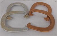 2 pair of horseshoes