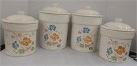 Set of ceramic canisters
