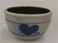 salt-glaze stoneware bowl