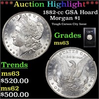 *Highlight* 1882-cc GSA Hoard Morgan $1 Grades Sel