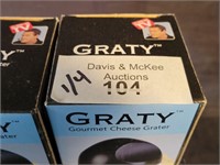 4 New in Box Graty Cheese Graters