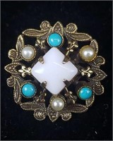 Signed Orginal By Robert Costume Jewelry  Brooch