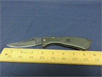 Black Folding Knife